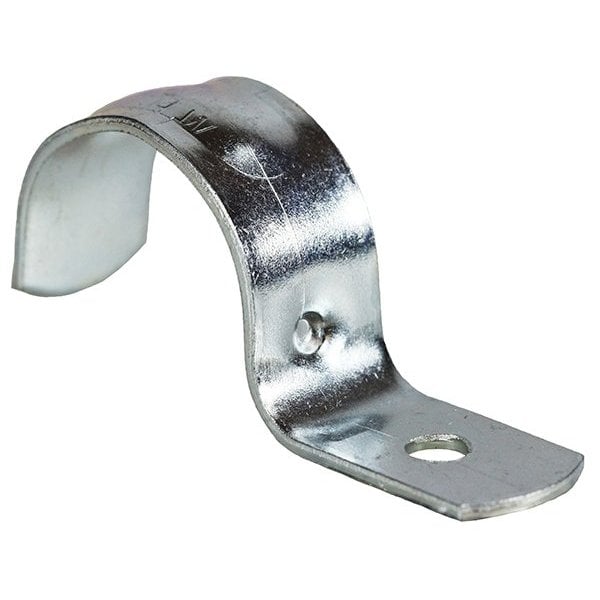 Dottie One Hole Strap, Conduit; Pipe Use, 1 in, Steel, Zinc Plated HW100 - main